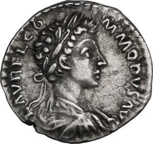 obverse: Commodus as Caesar (175-177).. AR Denarius, 177-178