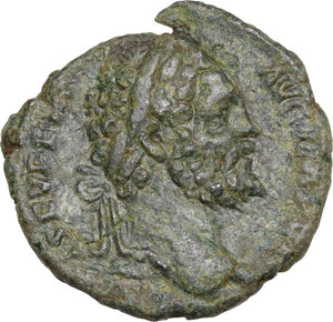 obverse: Septimius Severus (193-211).. AE As, 195-196