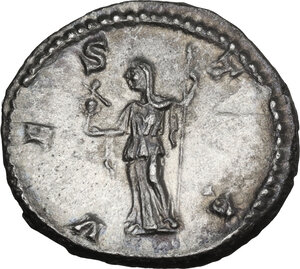 reverse: Julia Domna (died 217 AD).. AR Denarius. Struck under Caracalla, 211-215