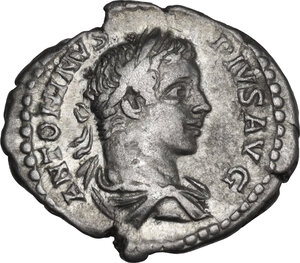 obverse: Caracalla (198-217).. AR Denarius, 205 AD