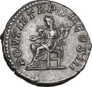 reverse: Caracalla (198-217).. AR Denarius, 209 AD