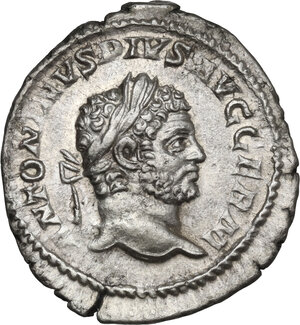 obverse: Caracalla (198-217).. AR Denarius, 215 AD