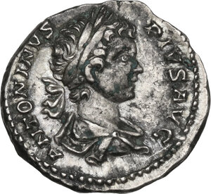 obverse: Caracalla (198-217).. AR Denarius, 210-217
