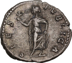 reverse: Geta as Caesar (198-209).. AR Denarius, 198-200 AD