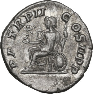 reverse: Elagabalus (218-222).. AR Denarius, 219 AD