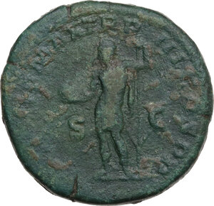reverse: Severus Alexander (222-235).. AE Sestertius, 224 AD
