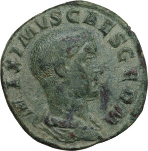 obverse: Maximus (Caesar 235-238).. AE Sestertius, Rome mint