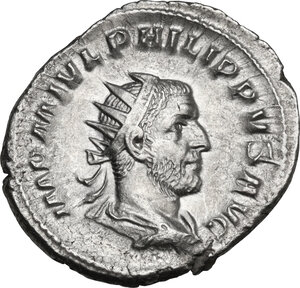 obverse: Philip I (244-249).. AR Antoninianus, 244-247