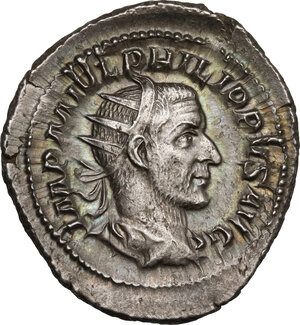 obverse: Philip I (244-249).. AR Antoninianus, 244 AD