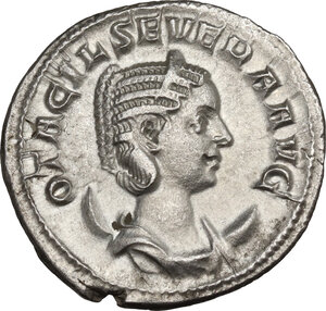 obverse: Otacilia Severa, wife of Philip I (244-249).. AR Antoninianus. Struck under Philip I, 247 AD