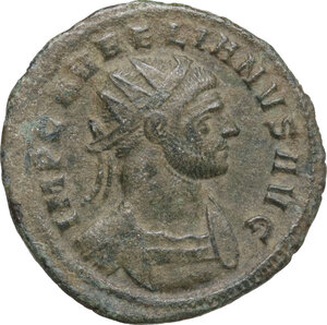 obverse: Aurelian (270-275).. AE Antoninianus, Siscia mint