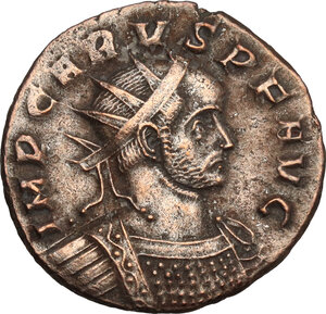 obverse: Carus (282-283). BI Antoninianus, Ticinum mint, 282-283