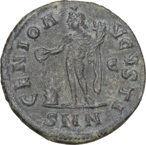 reverse: Maximinus II Daia (308-313).. AE Follis, Nicomedia mint, 312 AD