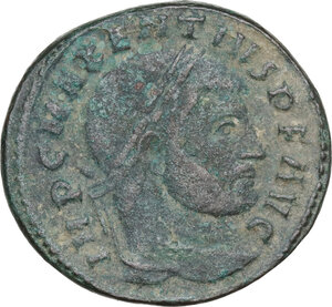 obverse: Maxentius (306-312).. AE Follis, 310-311