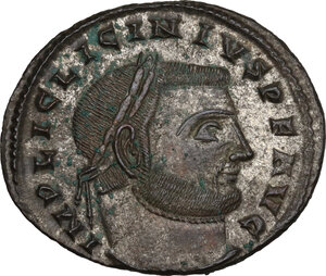 obverse: Licinius I (308-324).. AE Follis, Siscia mint, 313 AD