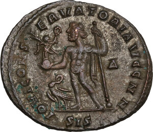 reverse: Licinius I (308-324).. AE Follis, Siscia mint, 313 AD