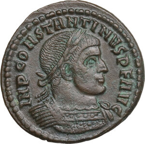 obverse: Constantine I (307-337).. AE Follis, Rome mint, 312-313