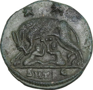 reverse: Constantine I (307-337).. AE 18 mm, Thessalonica mint, 330-333