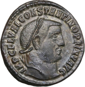 obverse: Constantine I (307-337).. AE Follis, Heraclea mint, 312 AD