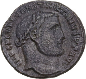 obverse: Constantine I (307-337).. AE Follis, Antioch mint, 310 AD