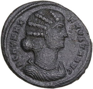 obverse: Fausta, wife of Constantine I (324-326).. AE 20 mm, Heraclea mint, 325-326