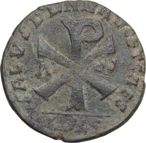 reverse: Magnentius (350-353).. AE Follis, Arelate mint, 351-353