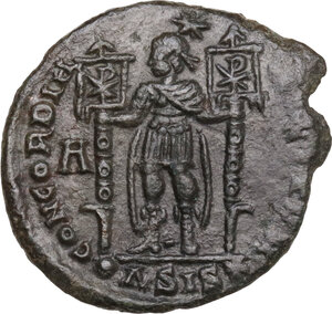 reverse: Vetranio (350 AD).. AE Follis, Siscia mint