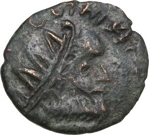 obverse: AE 15 mm, barbaric imitation, c. end of 3rd-beginning of 4th century AD