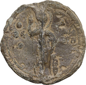obverse: PB Seal with St. Theodore