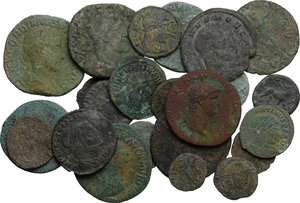 obverse: The Roman Empire. Lot of twenty-three coins to be sorted