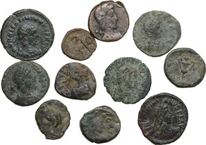 obverse: The Roman Empire. Lot of eleven (11) coins to be sorted