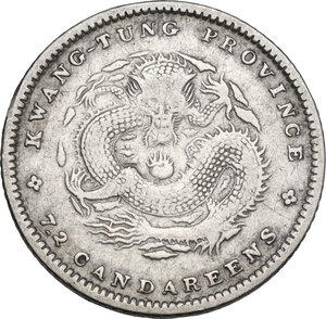 obverse: China. Kwangtung. 7.2 Candareens (10 Cents), ND (1890-1908)