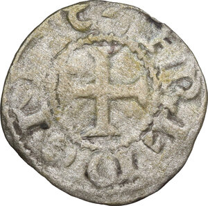 obverse: France.  Conan III (1112-1148), comte de Rennes et duc de Bretagne . BI Denier. Rennes, 1112-1148