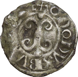 reverse: France.  Odo III (Eudes III) (1166-1218), duc de Bourgogne. BI Denier