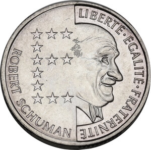 obverse: France.  Republic. 10 francs 1986 épreuve argent