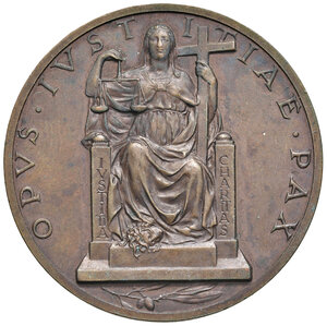 reverse: Roma. Pio XII (1939-1958). Medaglia anno II (1940) AE gr. 35,94 diam. 44 mm. Opus Aurelio Mistruzzi. Esortazione alla pace. Bartolotti E940. q.FDC