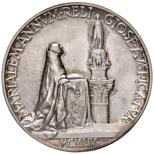 reverse: Roma. Pio XII (1939-1958). Medaglia anno XVI/1954 AG gr. 34,76 diam. 44 mm. Opus Aurelio Mistruzzi. Per l apertura dell anno Mariano. Bartolotti E954. FDC
