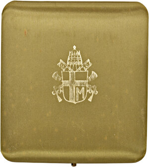 reverse: Roma. S. Giovanni Paolo II (1978-2005). Medaglia 1979 AG gr. 27,32 diam. 40 mm. Viaggio in Polonia del 1979. In astuccio originale. FDC