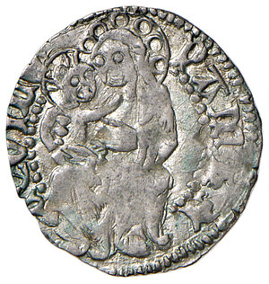 reverse: Aquileia. Ludovico di Teck (1412-1420). Denaro AG gr. 0,64. Bernardi 69. q.SPL/SPL