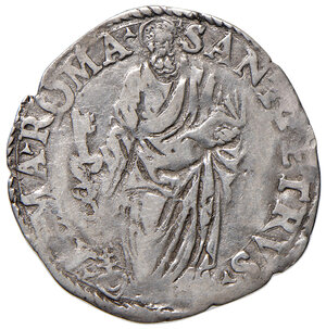 reverse: Roma. Pio IV (1559-1565). Giulio (segno C; Girolamo Ceuli, zecchiere) AG gr. 3,05. Muntoni 17. Berman 1066. MIR 1055/3. BB