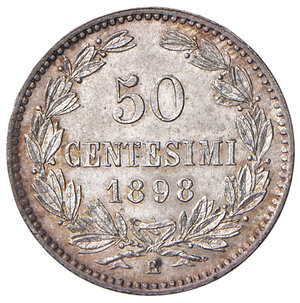 reverse: Repubblica di San Marino. I periodo: 1864-1938. Da 50 centesimi 1898 AG. Pagani 369. FDC