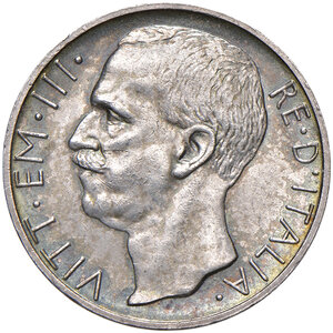 obverse: Savoia. Vittorio Emanuele III re d’Italia (1900-1946). Da 10 lire 1926 (una rosetta) AG. Pagani 691. MIR 1132a. q.FDC