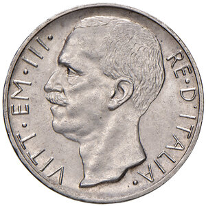 obverse: Savoia. Vittorio Emanuele III re d’Italia (1900-1946). Da 10 lire 1927 (una rosetta) AG. Pagani 692. MIR 1132c. Non comune. SPL
