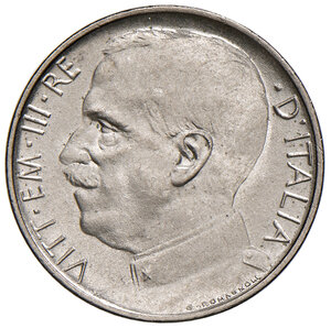 obverse: Savoia. Vittorio Emanuele III re d’Italia (1900-1946). Da 50 centesimi 1925 (liscio) NI. Pagani 806. MIR 1150i. FDC 