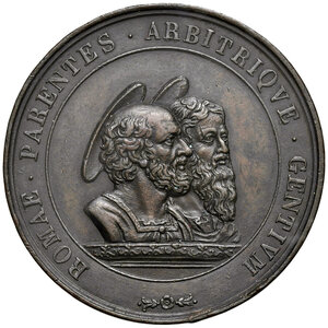 reverse: Roma. Pio IX (1846-1878). Medaglia 1846 AE gr. 36,82 diam. 43 mm. Opus Giuseppe Cerbara. Per l incoronazione. Bartolotti E846. SPL