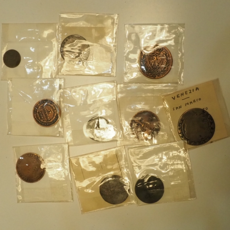 obverse: STATI PREUNITARI - lotto di monete 10 pezzi, Varie di Stati preunitari,ad esempio,Due Sicilie,Venezia e Sardegna. Da Esaminare