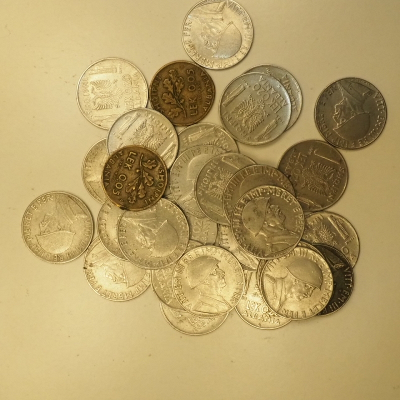 obverse: ALBANIA COLONIA ITALIANA - Monete Varie,circa 30 pezzi in prevalenza da 20 centesimi