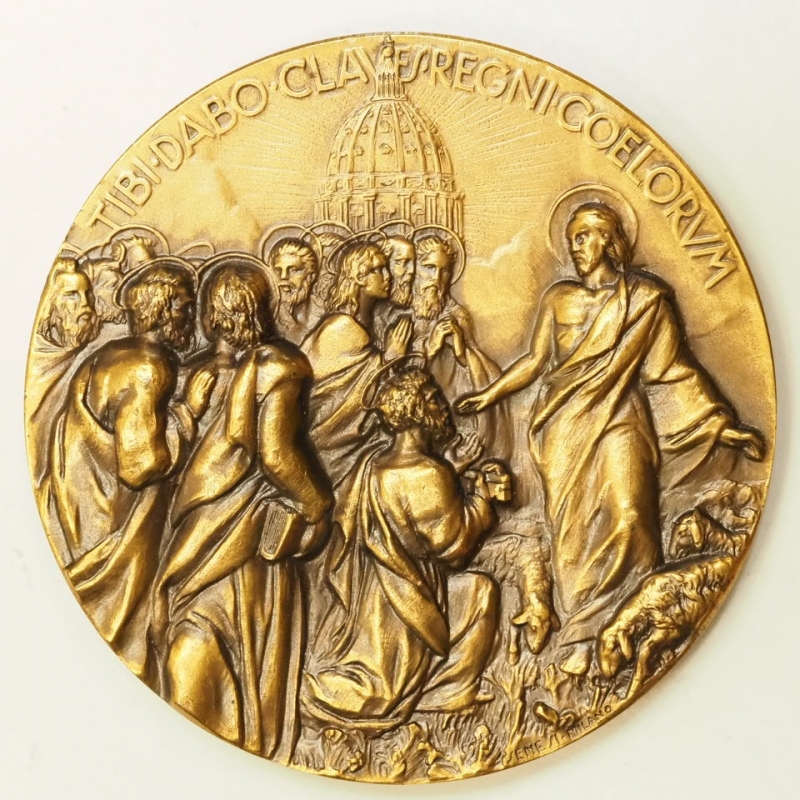 reverse: Giovanni XXIII - Medaglia Bronzo 103.4 Grammi e 60 mm diametro