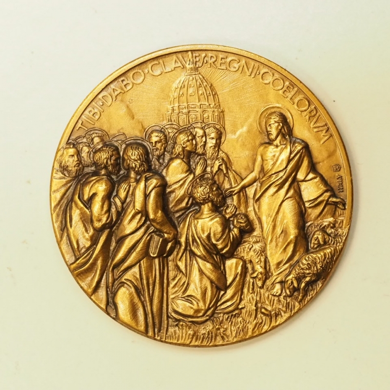 obverse: Paolo VI - Medaglia Bronzo 59.3 Grammi e 50 mm diametro