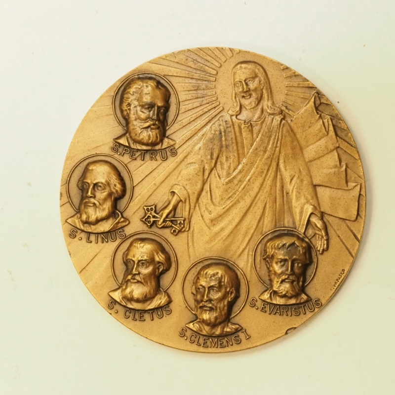 obverse: Vaticano MEdaglia Euntes Docet Omnes Gentes Facente parte di una serie di medaglie realizzate negli anni  70 per celebrare la storia della chiesa. 61.6 Grammi e 50 MM di diametro